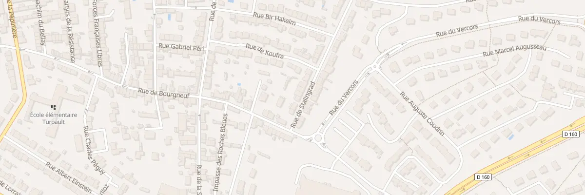 Plan du 5 Rue de Stalingrad à Cholet