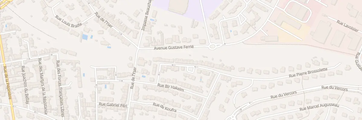 Plan du 15 Rue Pierre Brossolette à Cholet