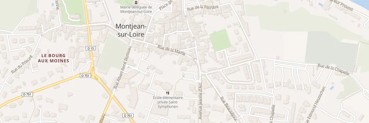 Plan du 44 Rue de la Mairie (Montjean ) à Mauges-sur-Loire