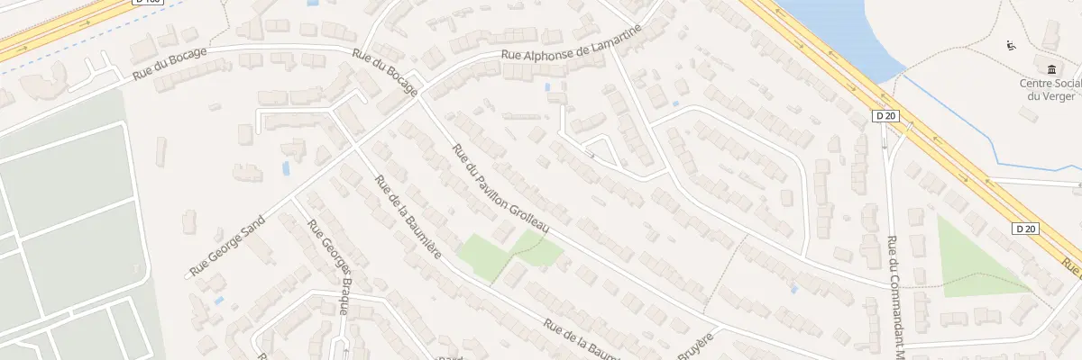 Plan du 25 Rue Pavillon Grolleau à Cholet