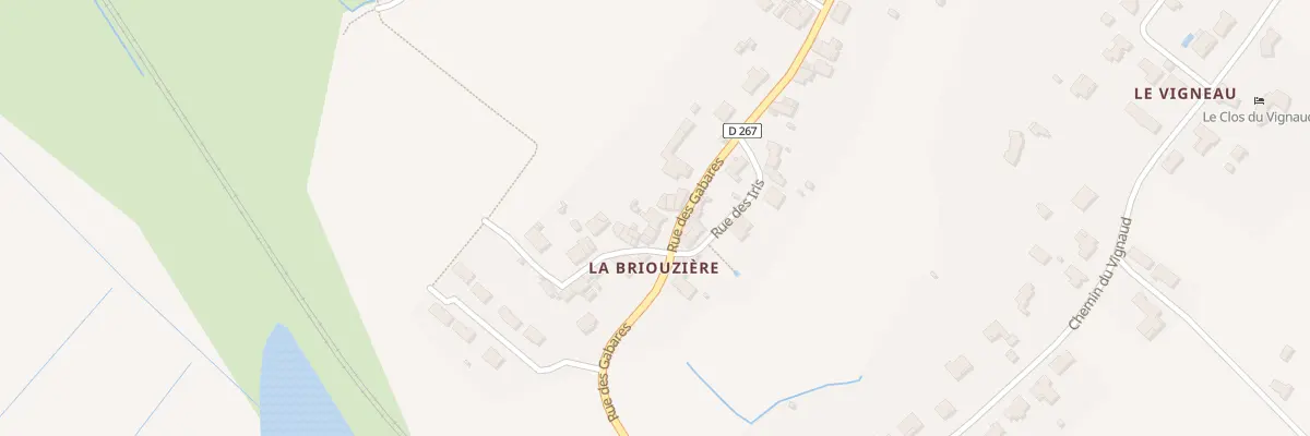 Plan du 1 Rue de la Briouzière à Cabariot