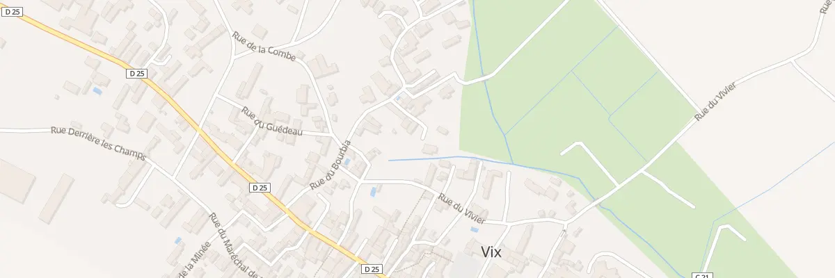 Plan du 8 Rue du bourbia à Vix