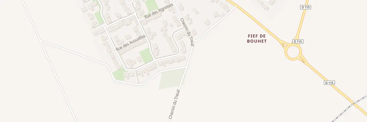 Plan du 33 Rue des Chardonnerets au Gué-d’Alleré