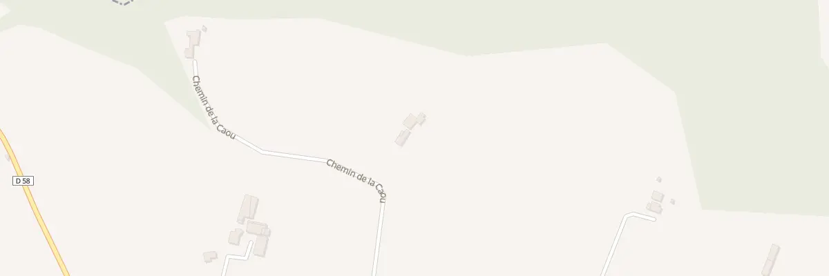 Plan du 164 Che de le Caou à Castelnau-Chalosse