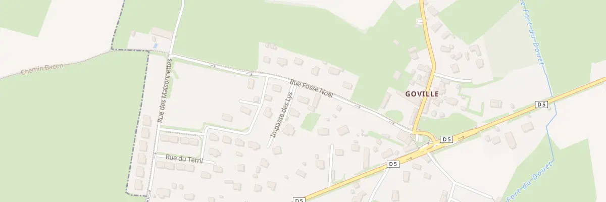 Plan du 5 Rue Fosse Noël au Breuil-en-Bessin