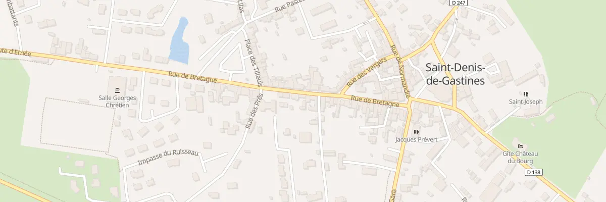 Plan du 44 Rue de Bretagne à Saint-Denis-de-Gastines