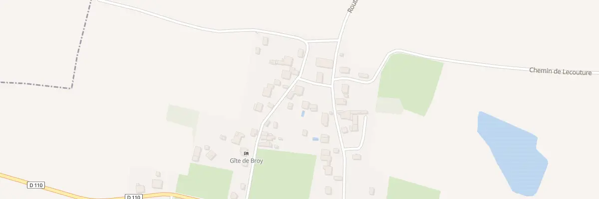 Plan du 240 Che du Broy à Vicq-d’Auribat