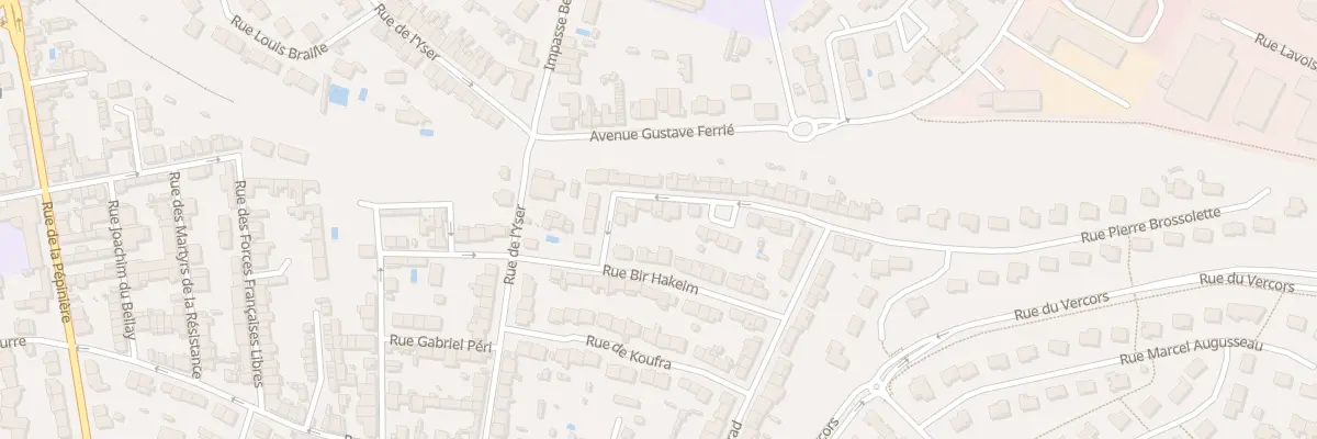 Plan du 8 Rue Pierre Brossolette à Cholet