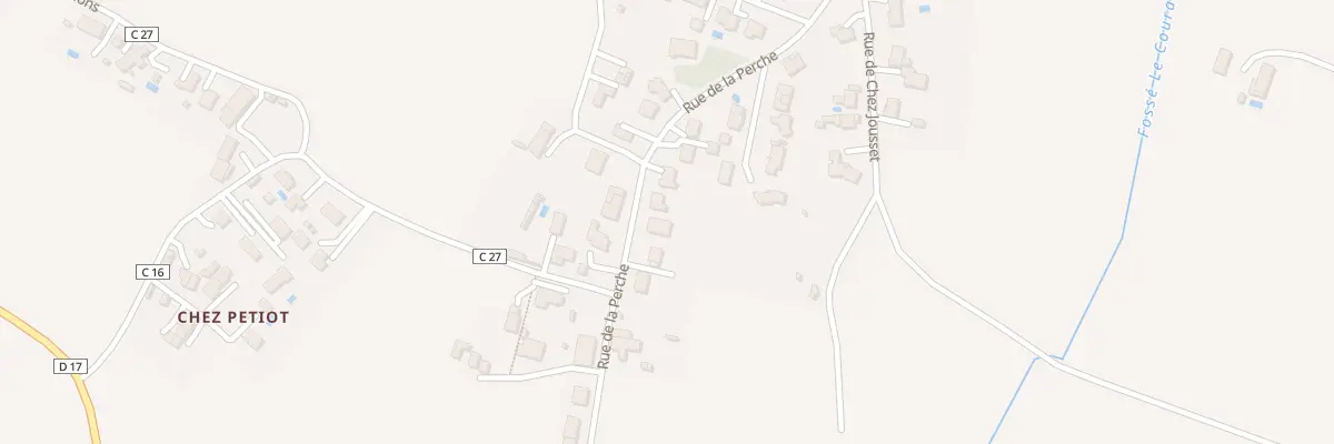 Plan du 33 Rue de la Perche à Corme-Écluse