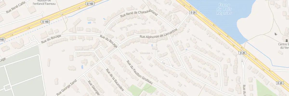 Plan du 31 Rue Alphonse de Lamartine à Cholet