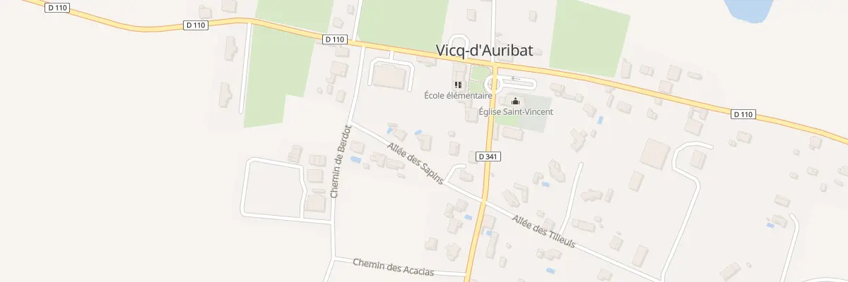 Plan du 80 All des Sapins à Vicq-d’Auribat