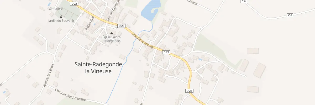 Plan du 70 Rue de fontenay à Marsais-Sainte-Radégonde
