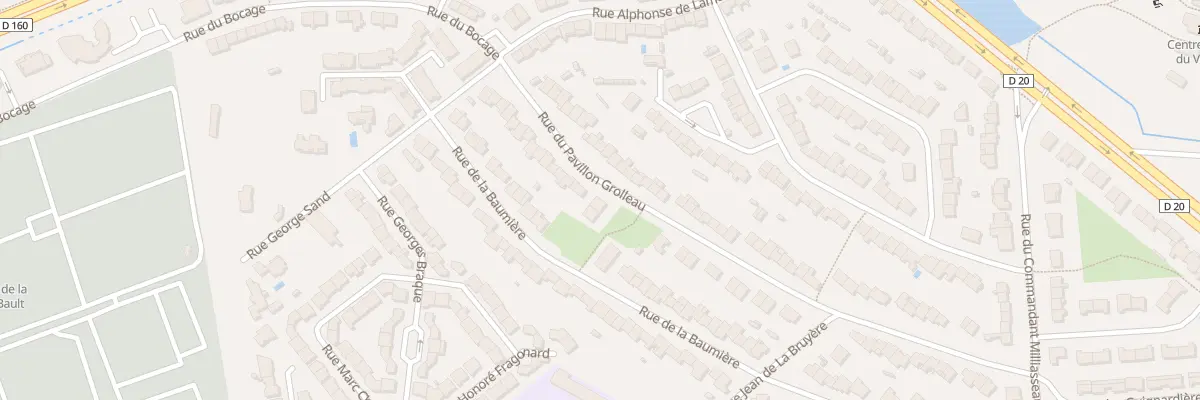 Plan du 30 Rue Pavillon Grolleau à Cholet