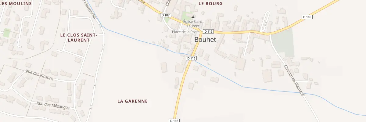 Plan du 8 Rue du Bief à Bouhet