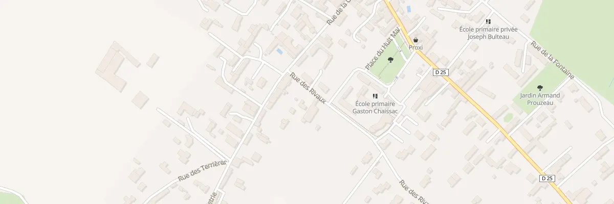 Plan du 9 Rue de la guilletrie à Vix