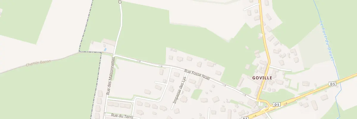 Plan du 238 Rue Fosse Noël au Breuil-en-Bessin