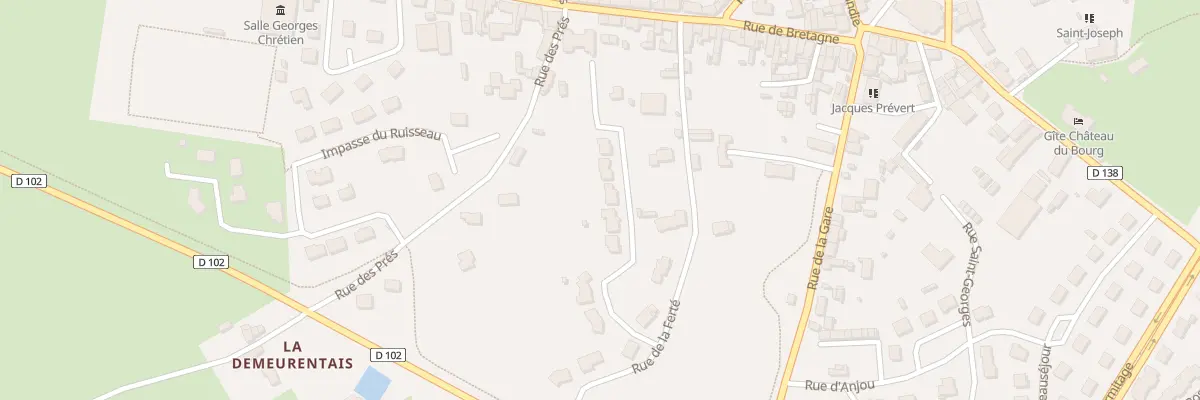 Plan du 9 Rue de l’Aubépine à Saint-Denis-de-Gastines