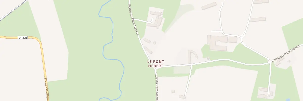 Plan du 890 Rte du Pont Hébert à Cormolain