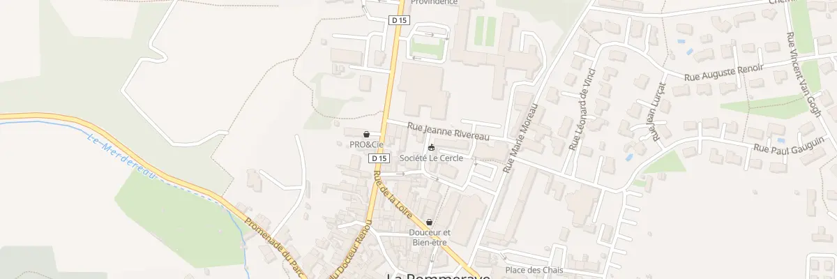 Plan du 13 Rue Jeanne Rivereau à Mauges-sur-Loire