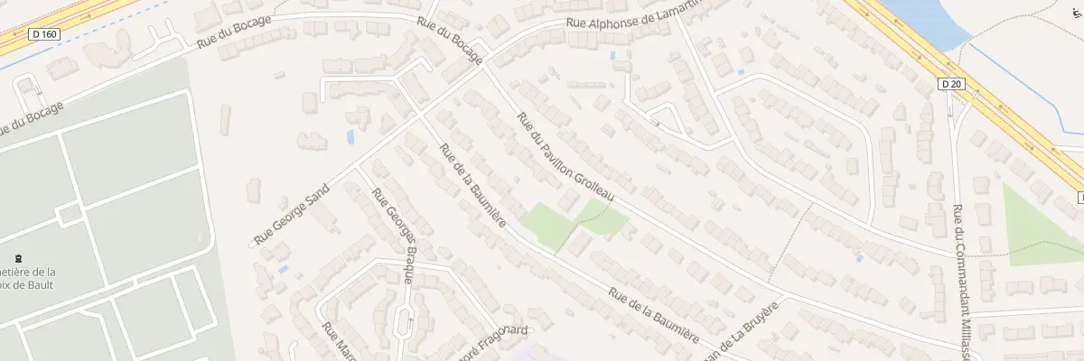 Plan du 26 Rue Pavillon Grolleau à Cholet