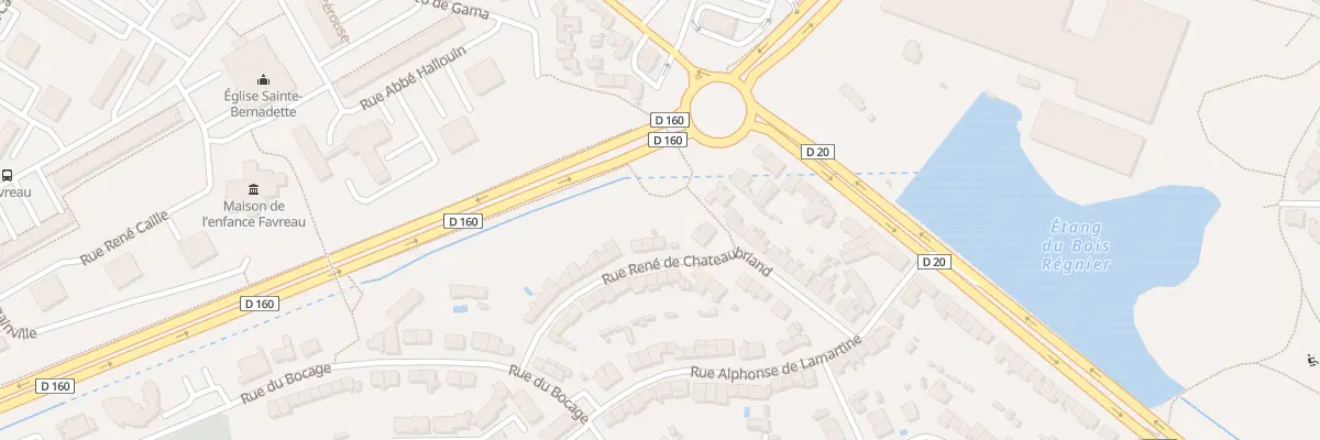 Plan du 34 Rue Rene de Chateaubriand à Cholet
