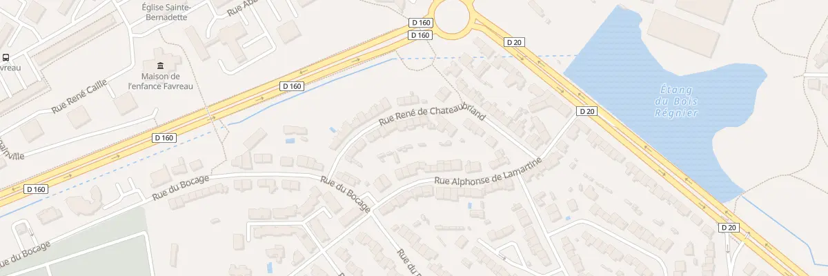 Plan du 17 Rue Rene de Chateaubriand à Cholet