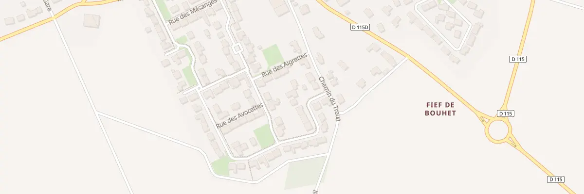 Plan du 20 Rue des Chardonnerets au Gué-d’Alleré