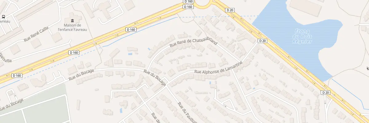 Plan du 32 Rue Alphonse de Lamartine à Cholet