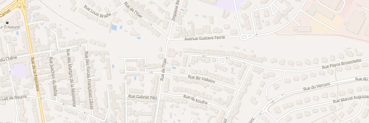 Plan du 3 Rue Pierre Brossolette à Cholet