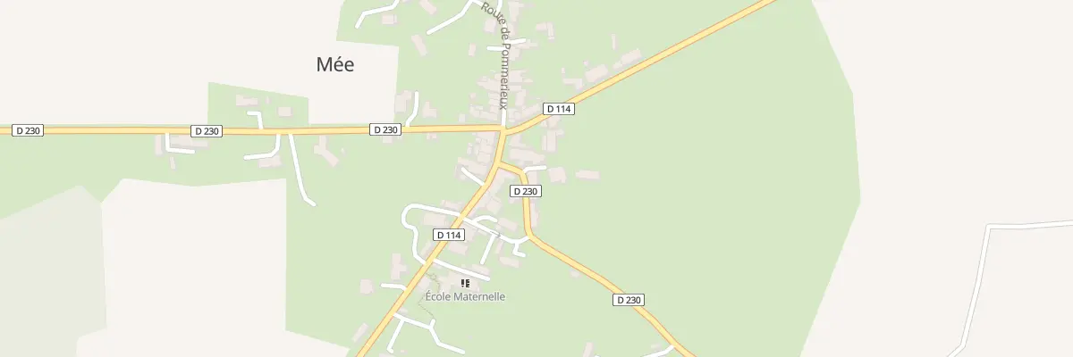 Plan du 2 Rte de Chemazé à Mée
