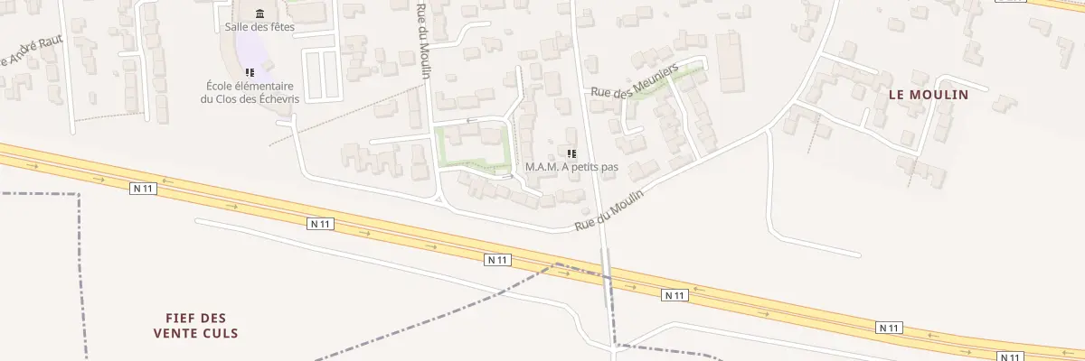 Plan du 17 Rue des Cerneaux à Ferrières