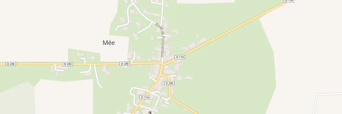 Plan du 4 Rte d’Ampoigné à Mée