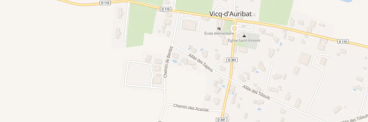 Plan du 125 All des Sapins à Vicq-d’Auribat