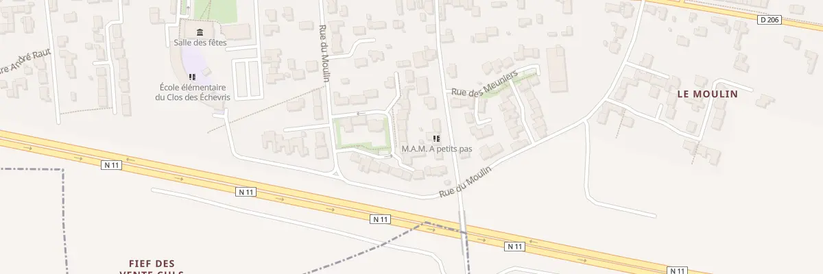 Plan du 15 Rue des Cerneaux à Ferrières