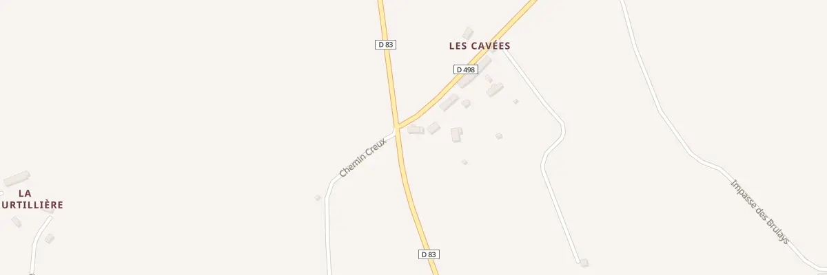 Plan du 5167 Les Cavees Sud - Chaulieu à Chaulieu
