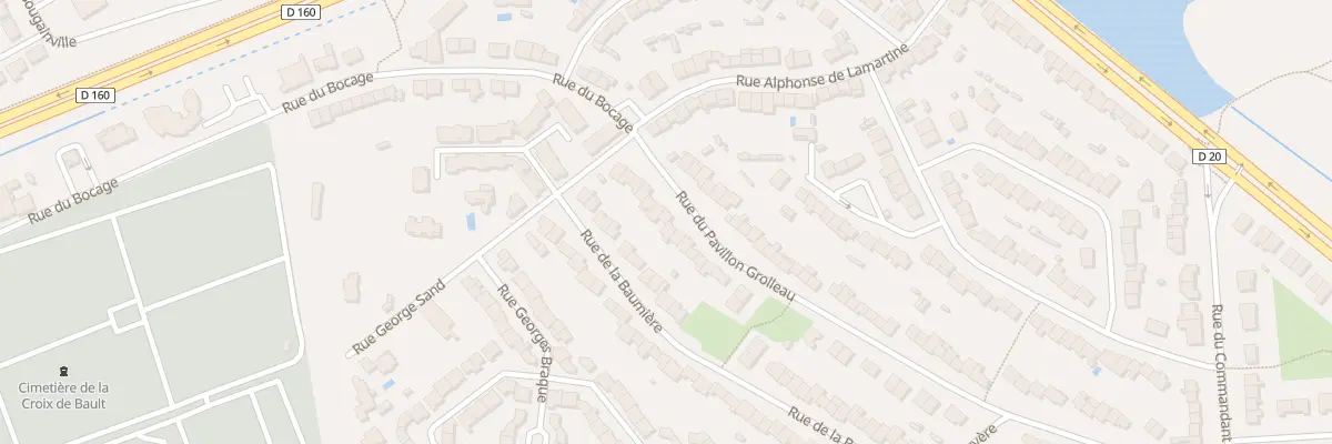 Plan du 14 Rue Pavillon Grolleau à Cholet