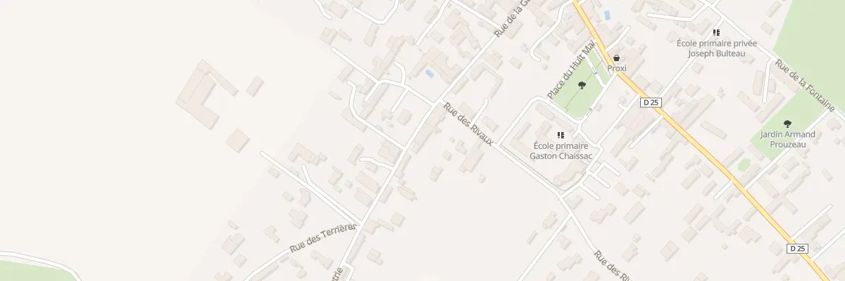 Plan du 13 Rue de la guilletrie à Vix