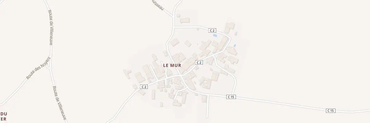 Plan du 15 Rue du Mur à Sainte-Gemme