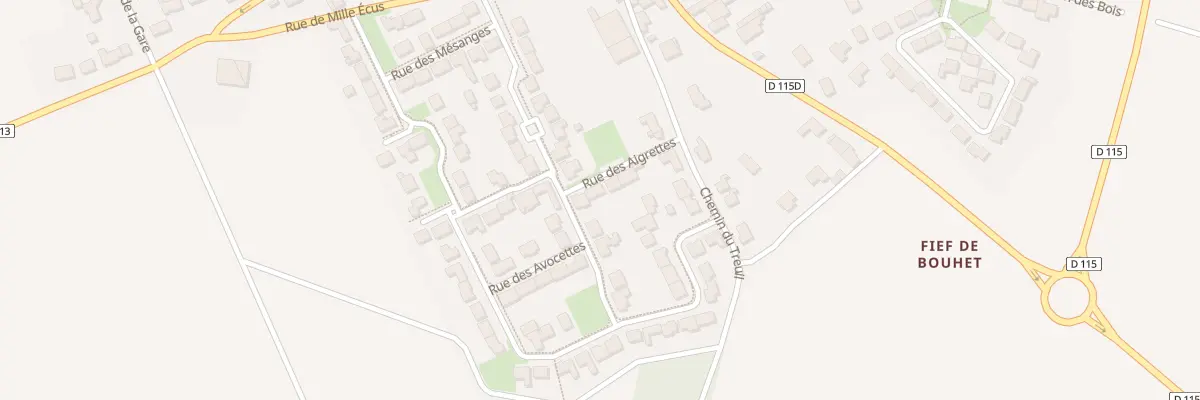 Plan du 3 Rue des Aigrettes au Gué-d’Alleré