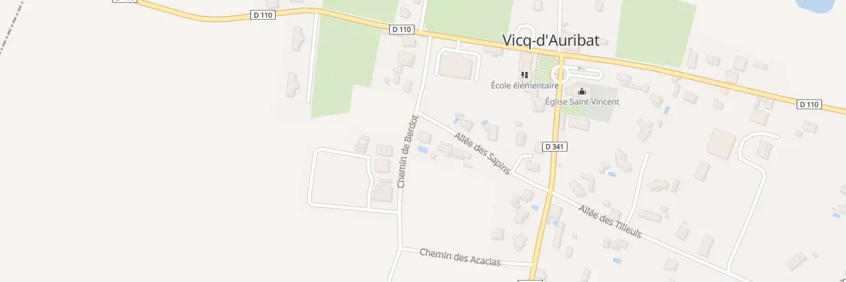 Plan du 141 All des Sapins à Vicq-d’Auribat