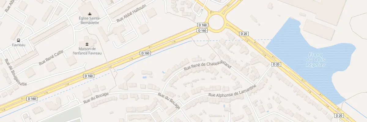 Plan du 42 Rue Rene de Chateaubriand à Cholet