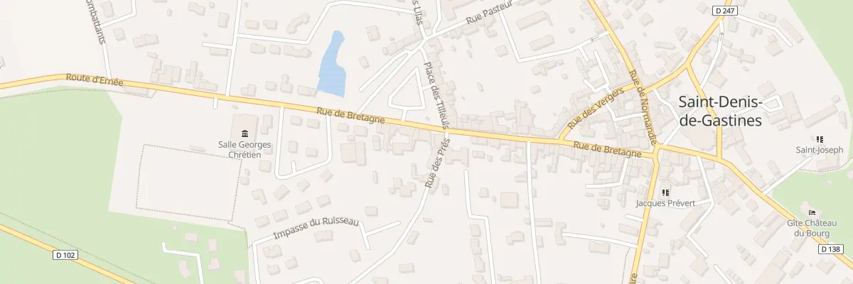 Plan du 54 Rue de Bretagne à Saint-Denis-de-Gastines