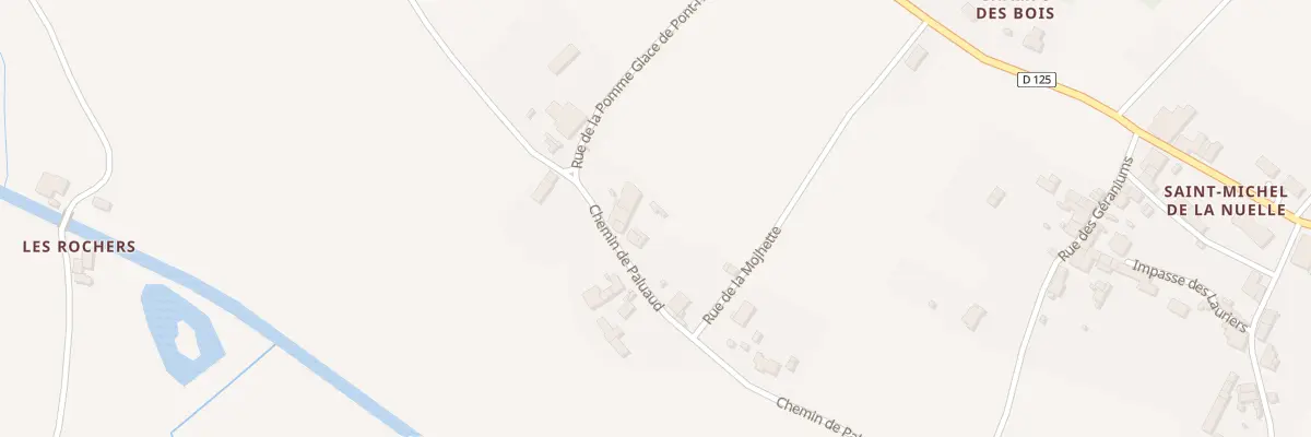 Plan du 15 Che de Paluaud à Pont-l’Abbé-d’Arnoult