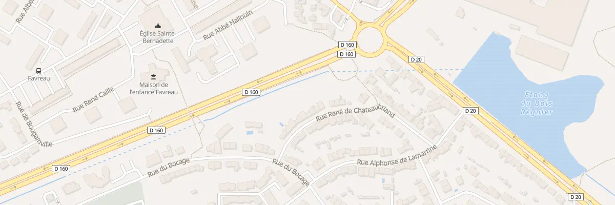 Plan du 44 Rue Rene de Chateaubriand à Cholet