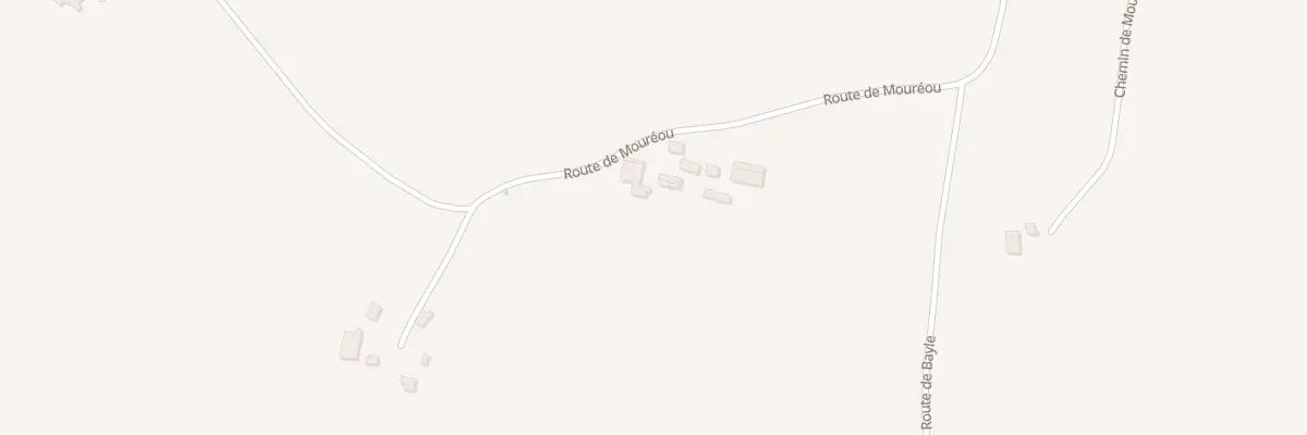 Plan du 857 Rte de Mouréou à Gamarde-les-Bains
