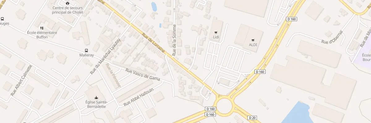 Plan du 153 Rue de Lorraine à Cholet