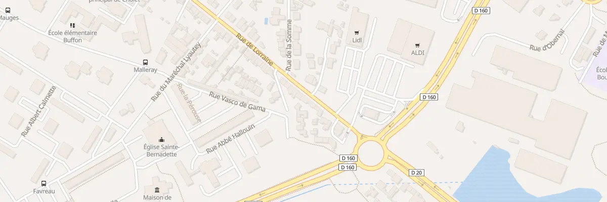 Plan du 160 Rue de Lorraine à Cholet