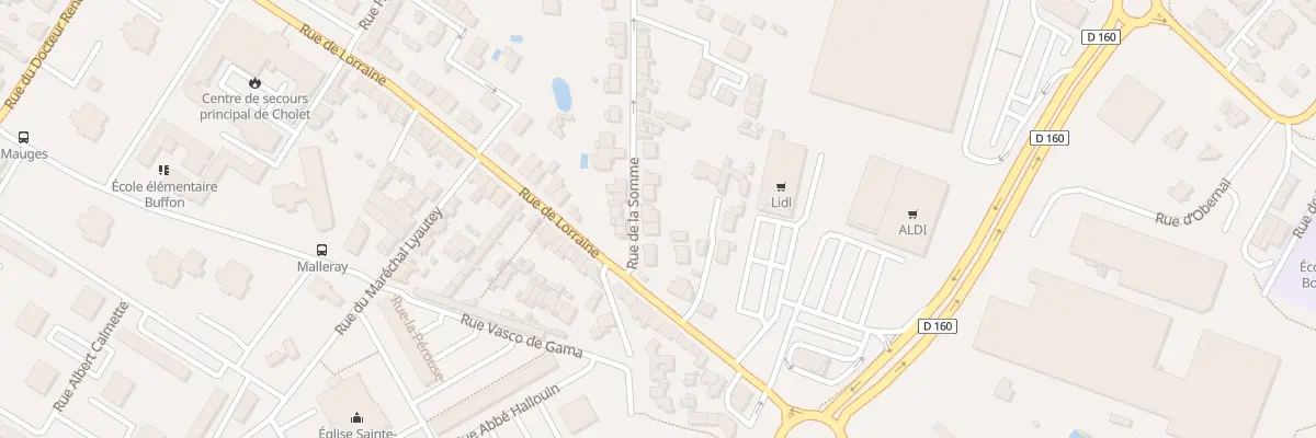 Plan du 6 Rue de la Somme à Cholet