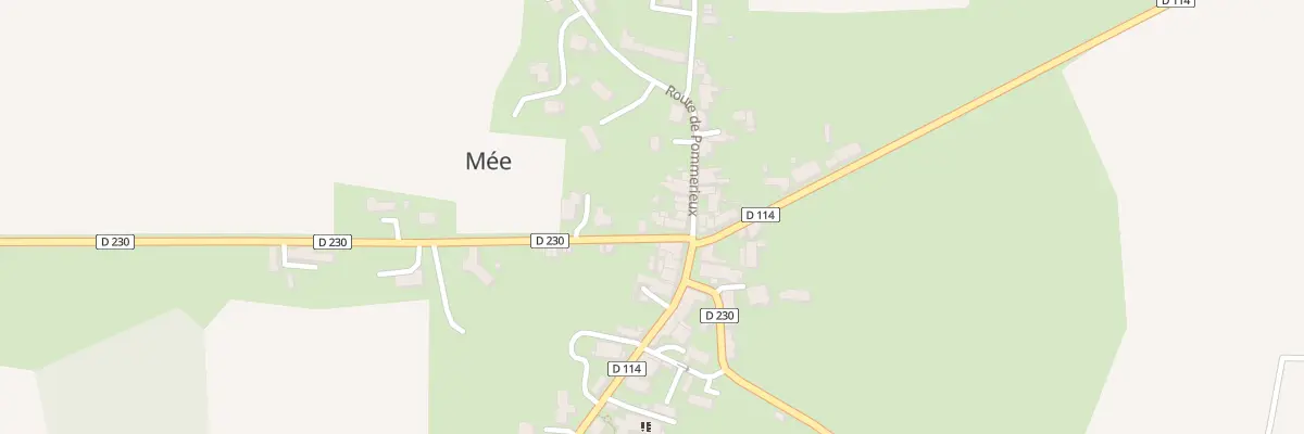 Plan du 3 Rte de Chérancé à Mée