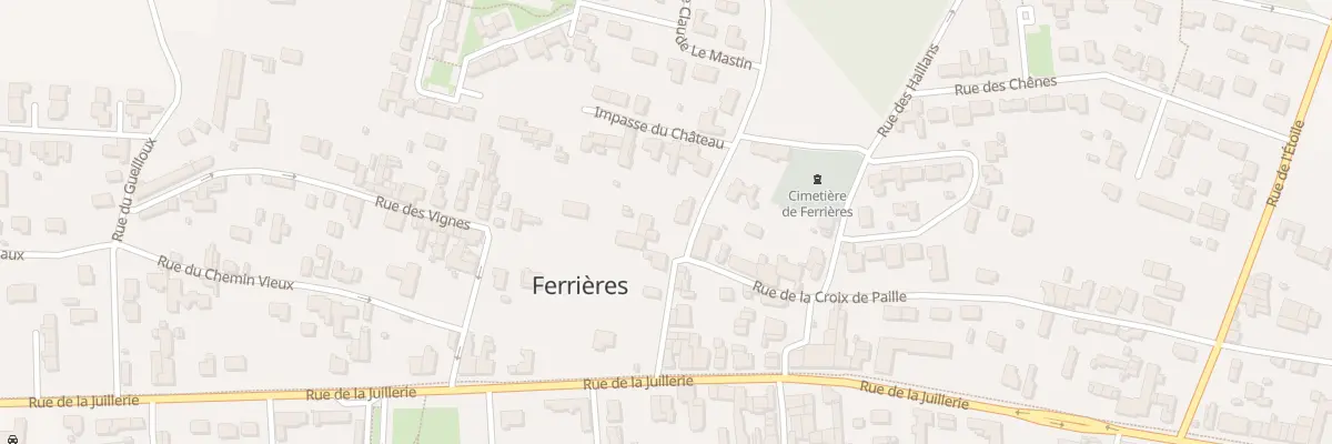 Plan du 7 Rue de l’Eglise à Ferrières
